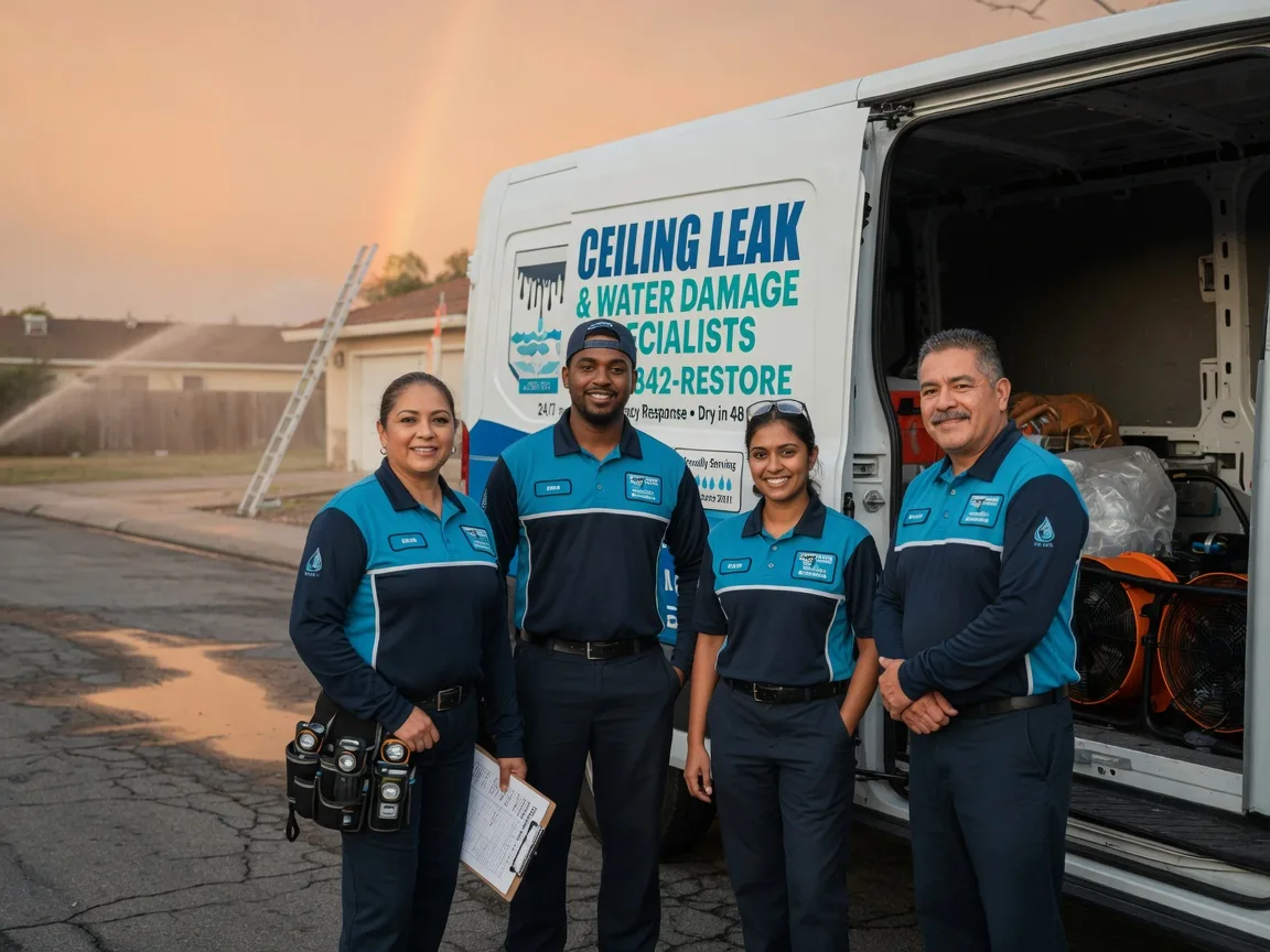Ceiling Leak Cleanup company in Fisher, MN