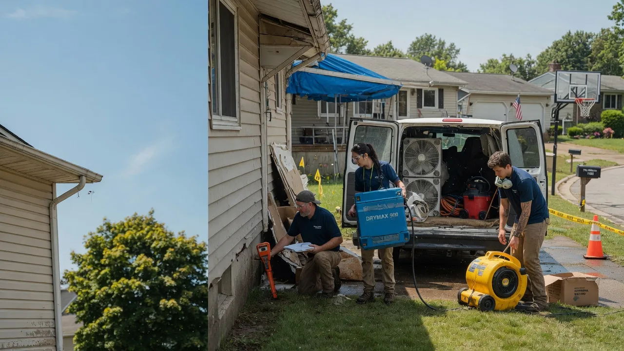Ceiling Leak Cleanup in Fisher, MN near me